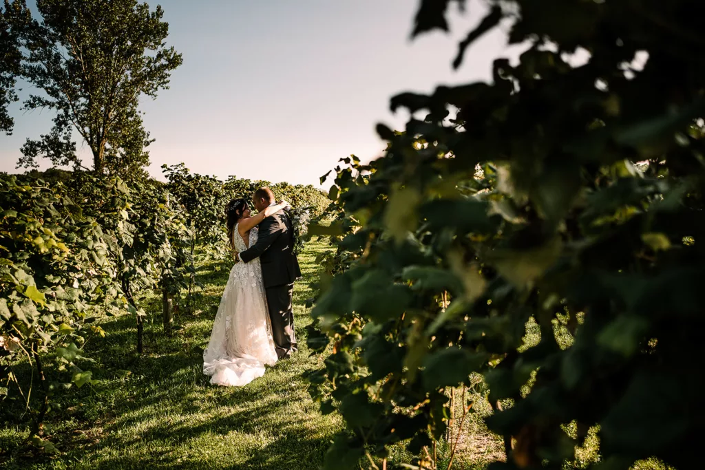 A Couple Touring a vineyard in Orlando